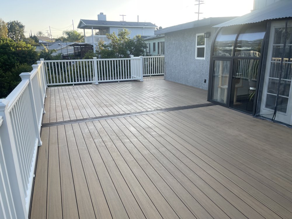 Composite Trex deck built in San Diego